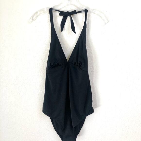 NWOT TopShop Halter One Piece Swimsuit -Sz 8 - Picture 3 of 6